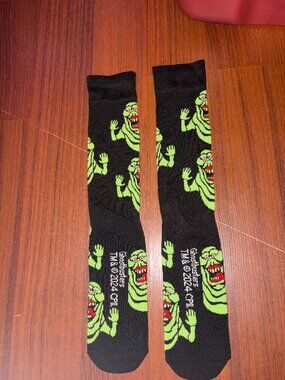 Ghostbusters Slimer All-Over Print Knee High Socks